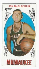 1969-70 JON McGLOCKLIN Rookie Topps #14 Bucks Vg