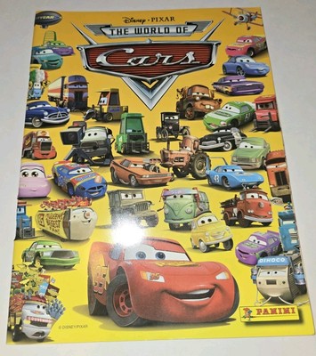 The World of Cars Panini Disney Pixar Book With Poster Included Inside New