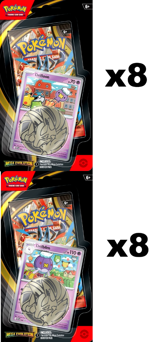 16 Pokemon TCG ME01 Mega Evolution Checklane Packs Factory Sealed