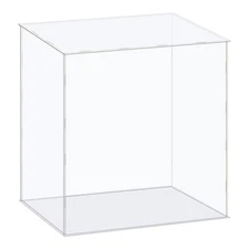 Display Case Box Acrylic Box Transparent Showcase 41x26x41cm for Collectibles