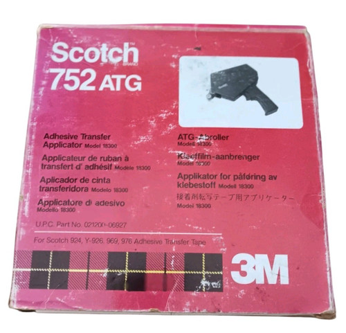 Vintage Scotch 752 ATG 3M Adhesive Transfer Applicator Model 18300