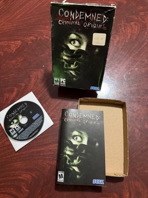 Condemned Criminal Origins PC Complete In Box book Used - Mint - Fast Shipping
