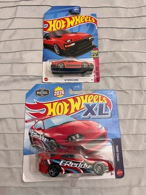 Hot Wheels  XL- Toyota Supra and Hot Wheels 82 Toyota Supra Baseline