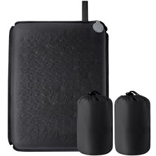 Inflatable Seat Cushion for Airplane Travel Waterproof Air Pad with Repair Ki...