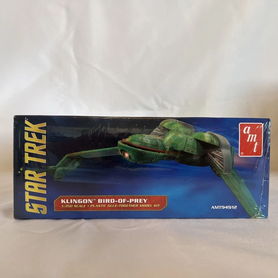 技能 2 模型套件 KLINGON BIRD-OF-PREY "STAR TREK" 1/350 比例 AMT AMT949/12 — 第 4/4 张图片