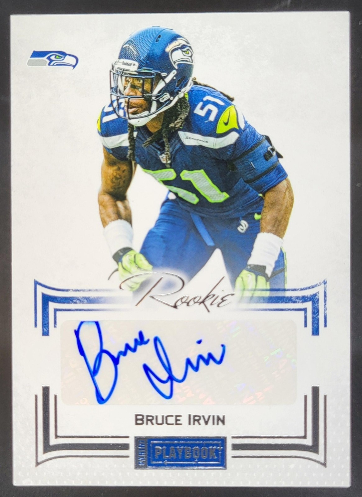 Bruce Irvin Panini Playbook #88 Autograph