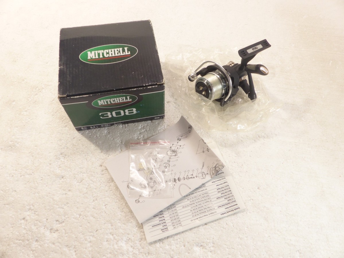 Mitchell 300 Series 308 6-10 lb. Open Face 8-Ball Bearing 5.1