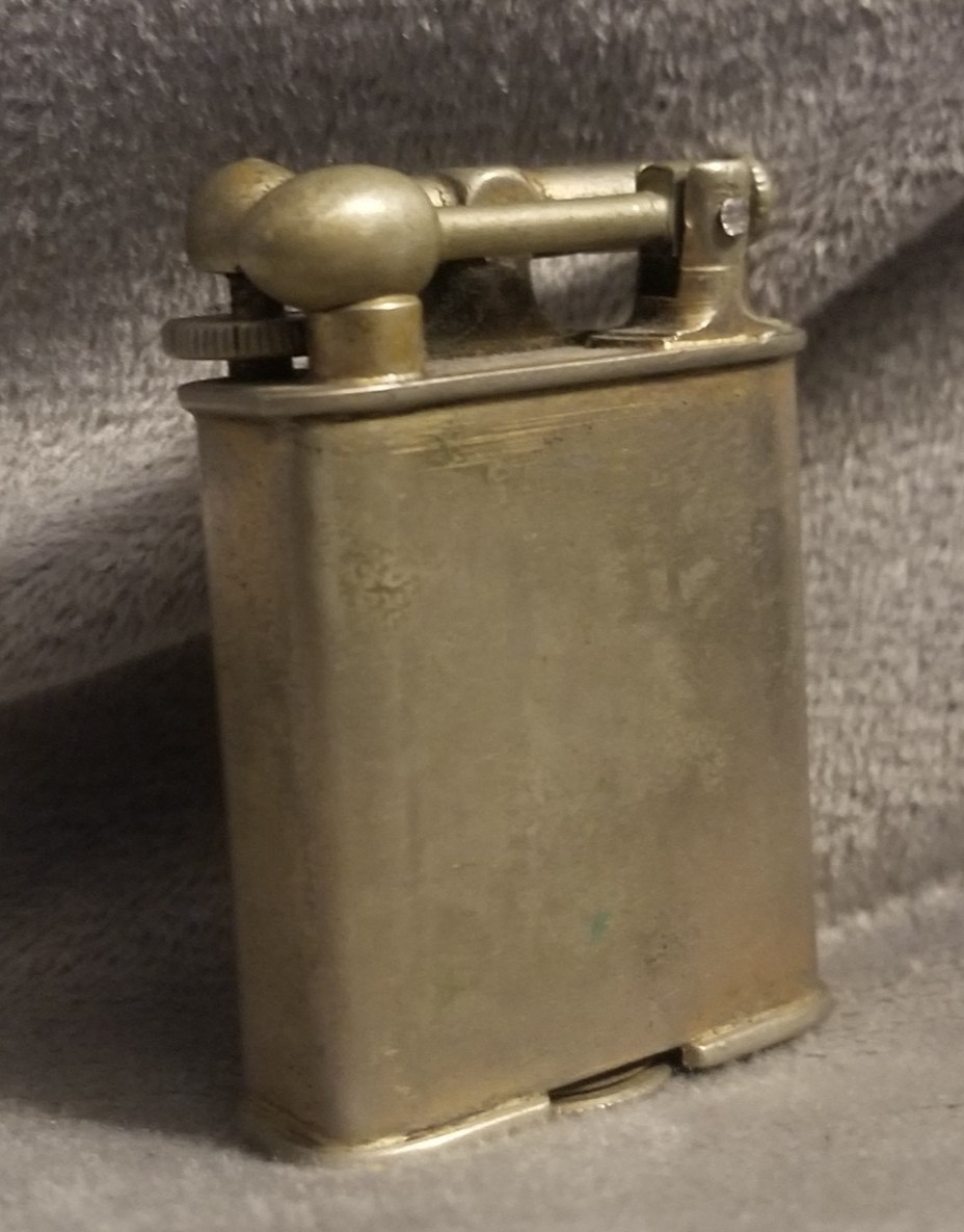 18k Gold Ep Pat,july 27, 1926 Windodger Lift Arm Lighter.