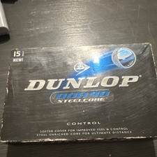 Dunlop DDH 90 Steelcore Control Golf Balls 15 Pack White Softer Cover Steel Core