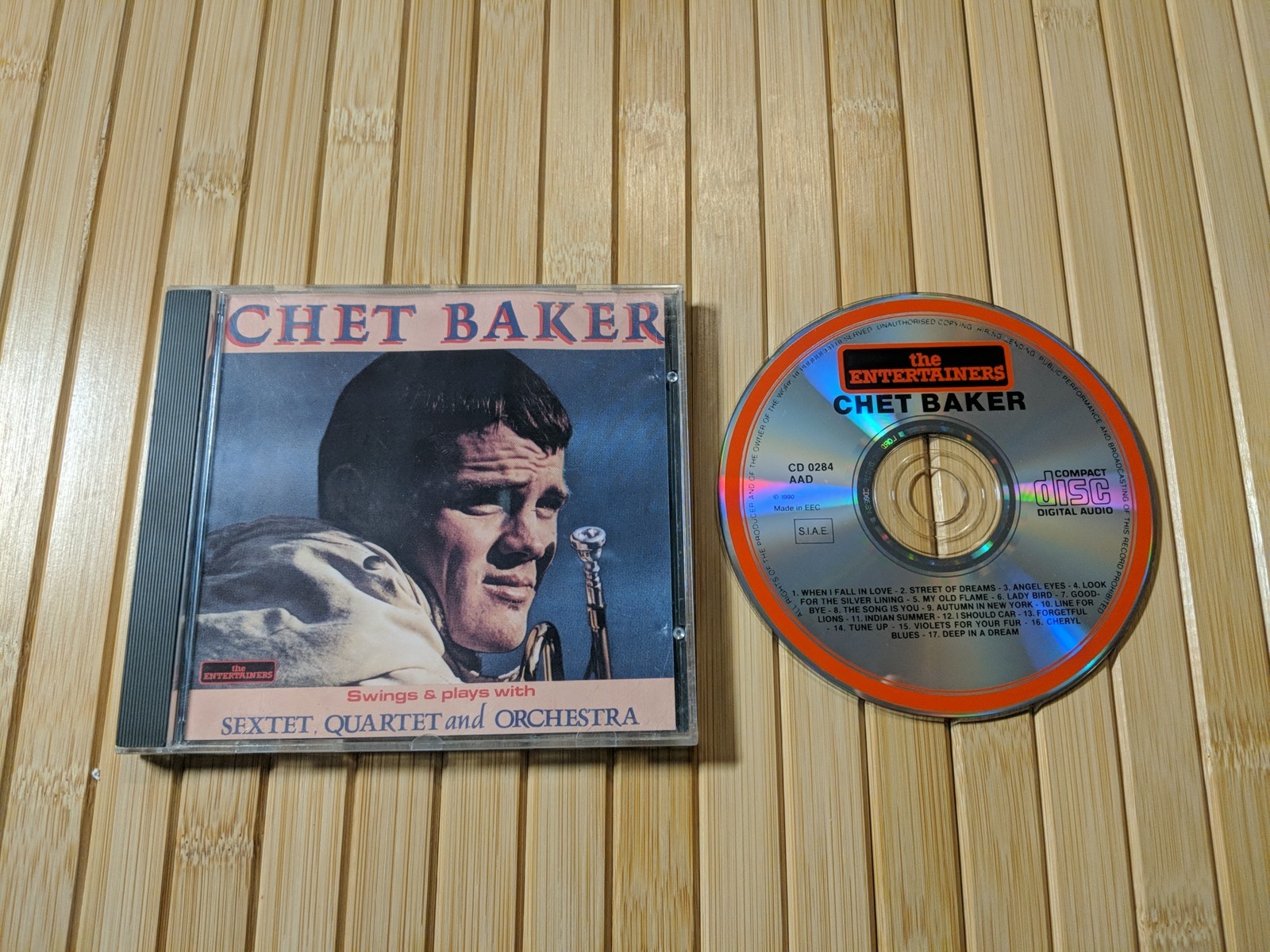 Chet Baker - Swings & Plays With Sextet, Quartet And Orchestra CD Album 1990