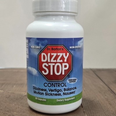 Dr. Barton's Dizzy Stop: Natural Vertigo, Dizziness, Motion Sickness Relief