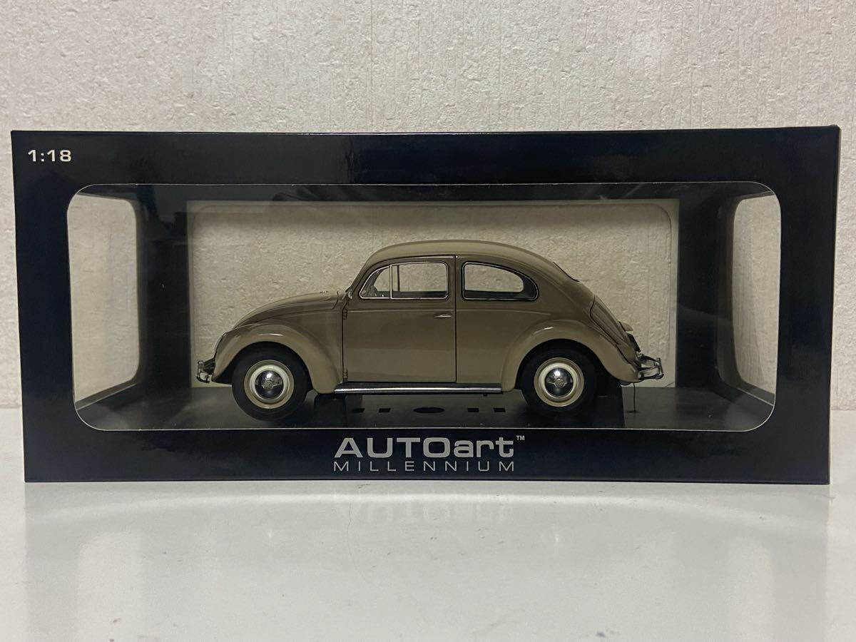 美品 送料込 AUTOart Beetle 1200 1955年　1/18 AUTOart VW Beetle 1200 1955 Beige 1/18 Excellent JAPAN | eBay