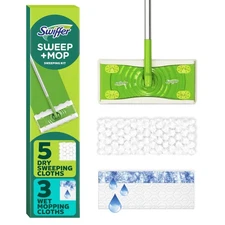 Swiffer Sweep and Mop Deluxe, 2-in-1 Floor Mopping and Sweeping Kit (pgc-16519)