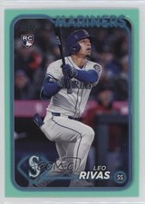 2024 Topps Update Aqua Leo Rivas #US279 1f3g