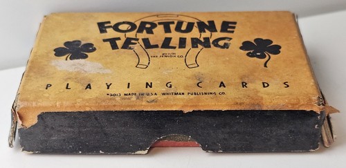 Jenlon Green Witch Fortune Telling Playing Cards 1931 Original Box Instructions - Picture 7 of 24