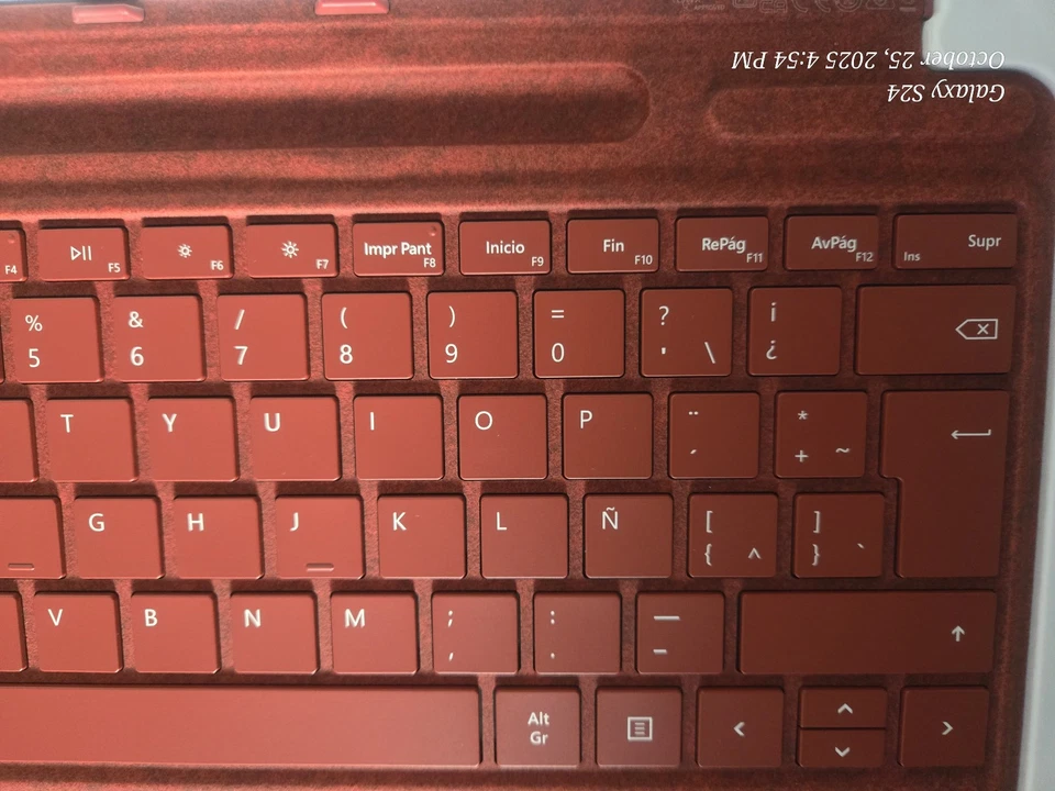 NEW Microsoft Surface Pro Keyboard -X/ 8/9/10/11** Spanish** Read - Image 3 of 4
