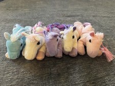 UNIPAK Mini Plush Unicorn Stuffed Animals Set Lot of 5 Multicolor 2016