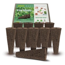 120 Pack Hydroponic Grow Sponges - Compatible with AeroGarden, Seed Starter S... 0.27 per gallon