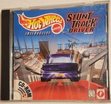 HOT WHEELS Stunt Track Driver PC CD ROM Video Game 1998 Case Manual Vintage