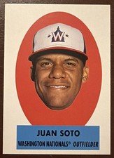 2021 Topps Archives #69PO-10 Juan Soto 1963 Topps Peel-Off Baseball Card