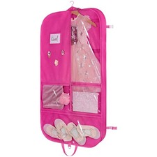 Dance Costume Bags Garment Bag 40 Inch for Dance Competitions, 3 Medium Clear...