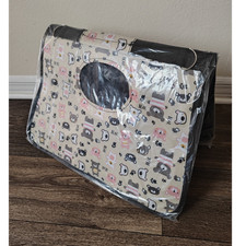 Pet Carrier Bag Small Dog Cat Travel Bag Cute Bear Pattern Portable New 