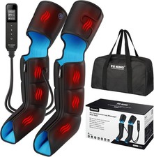 FIT KING Leg Massager Air Compression Heat Circulation New