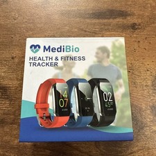 HEALTH FITNESS ACTIVITY Tracker Heart BLOOD PRESSURE TEMPERATURE No charger