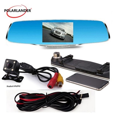 4.3'' Car Rearview Mirror DVR G-sensor Cam Night Vision Video Recorder Camcorder