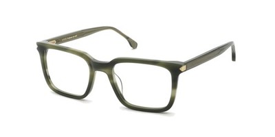 Lozza Brille VL4387 grün gestreift 54/21/145 Herren