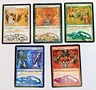 MTG SET OF SHADOWMOOR REFLECTION CARDS SIGNED BY BOTH ARTISTS