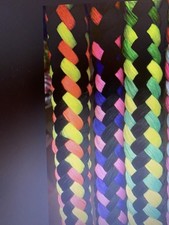 Textured Multi Colour Leadrope with Gold Co Clasp Equestrian Clearance (left 1)