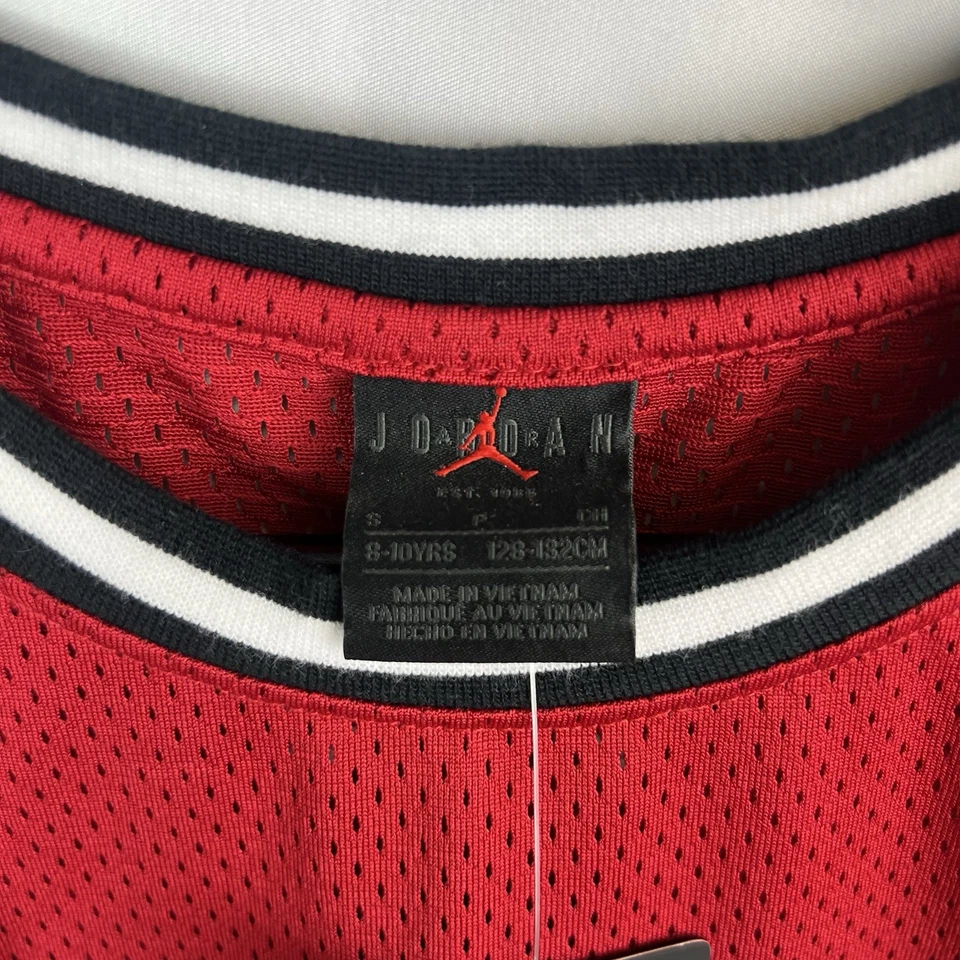 NBA 芝加哥公牛队米歇尔·乔丹 #23 青年尺码球衣 — 第 3/4 张图片