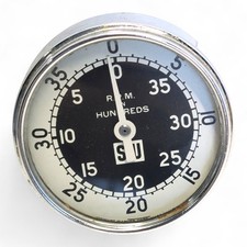 Vintage Stewart-warner Portable Hand Tachometer Model 757-w R.p.m. In Hundreds