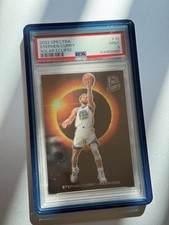 2022 Panini Prizm Spectra Solar Insert Stephen Curry Golden State Warriors PSA 9