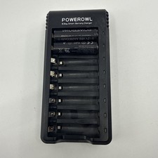 POWEROWL 8 Bay ZN825E Rechargeable Smart Battery Charger