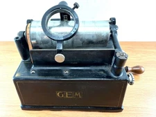c. 1905 Antique Edison 2 Min GEM Crank Winding Phonograph Model B