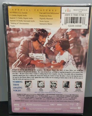 Miracle Maker - The Story of Jesus (DVD, 2000) for sale