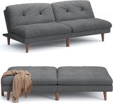 Modern Convertible Futon Sleeper Sofa