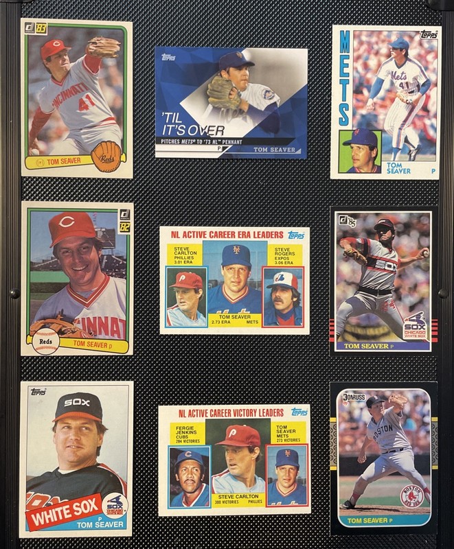 Vintage Tom Seaver Lot Mixed Years NM-NM Or Better