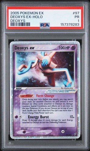 Deoxys ex graded PSA 1 for sale on eBay