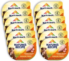 Nature's Recipe Grain Free Chicken Recipe in Savory Broth Wet Dog Food, 2.75 oz.