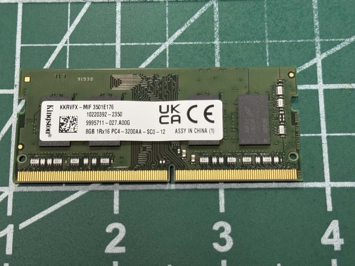 Kingston 8GB 1Rx16 DDR4 メモリ PC4-3200AA 8GB RAM Replacement for Kingston HX432C16FB3/8, KCP432NS8/8