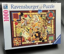 NIB Ravensburger 1000 Piece Jigsaw Puzzle Vintage Games 2014 Sealed