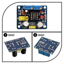 NE555 Pulse Frequency Generator LED Indication Adjustable Frequency Range