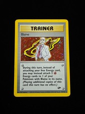 Blaine Pokemon Gym Challenge Holo Rare Trainer 17/132 - LP on eBay