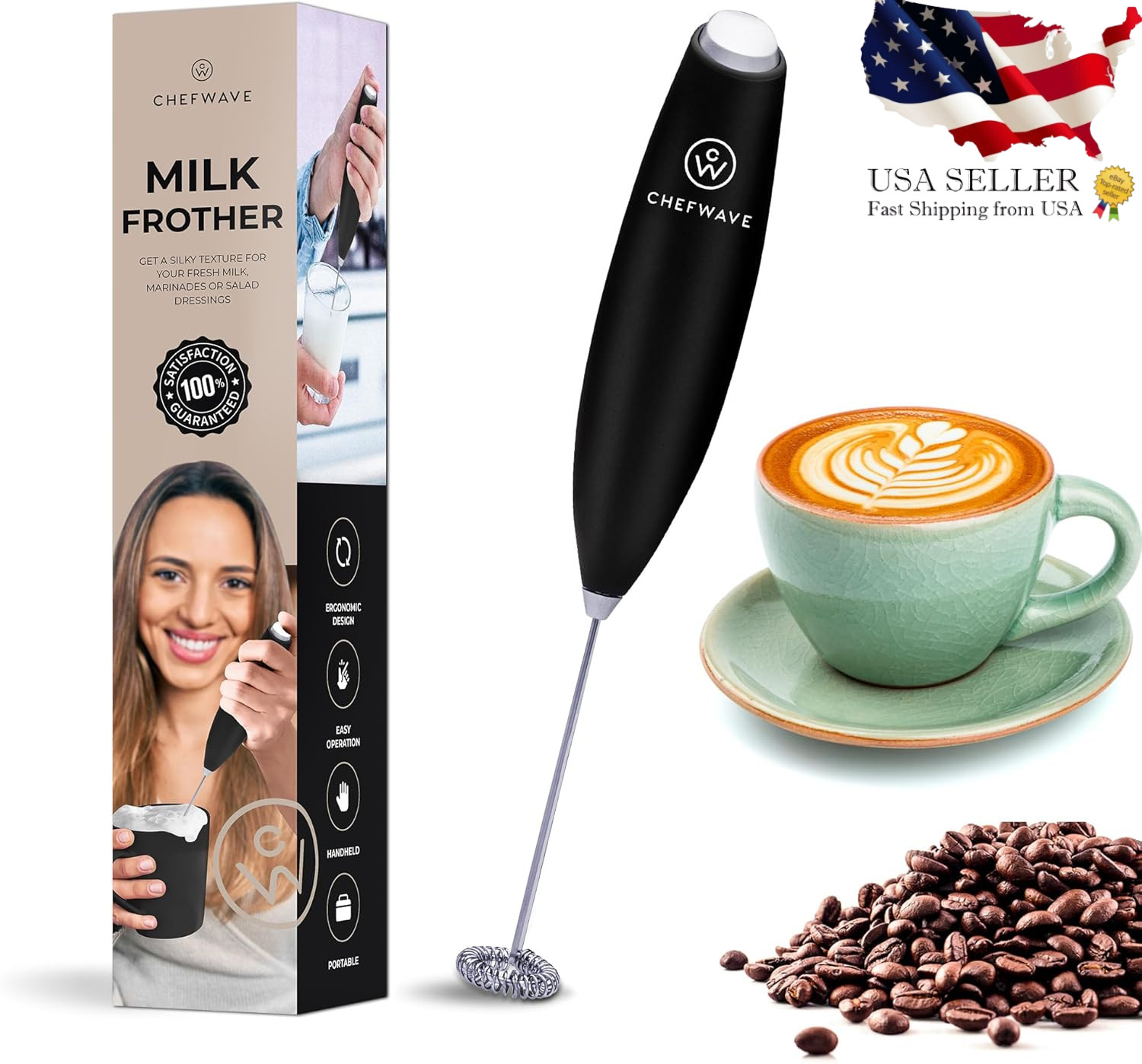 Whisk Drink Mixer For Coffee Latte Mat