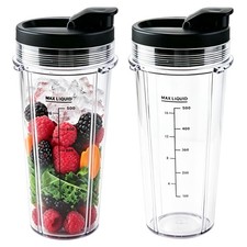 BN301 BN300 20 OZ Replacement Cups for Ninja Nutri-Plus Personal Blender