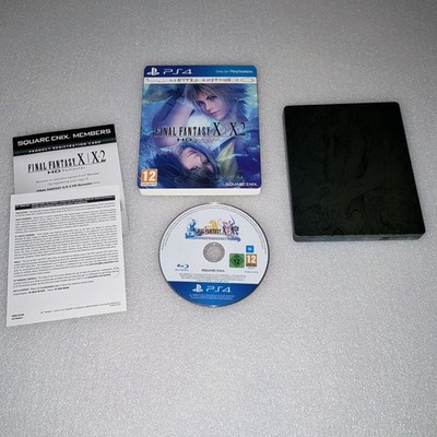Final Fantasy X/X-2 HD Remaster Steelbook Limited Edition Sony PS4 UK PAL sehr guter Zustand