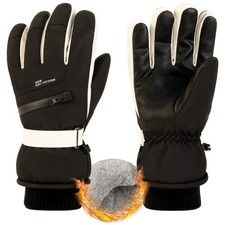 Bawnhaw Black Warm Waterproof Winter 11.5 4.7in for Men, with Pocket